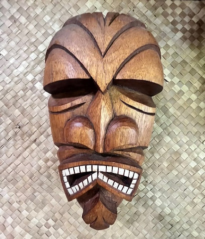 Marquesan Style Tiki Mask, Designed by Doug Horne and Smokin' Tikis