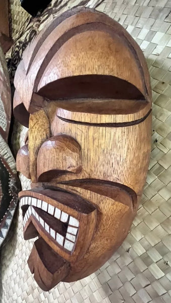 Marquesan Style Tiki Mask, Designed by Doug Horne and Smokin' Tikis