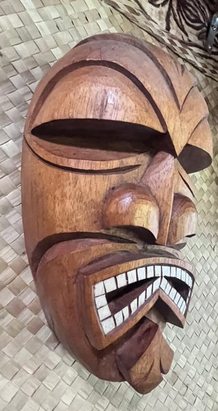 Marquesan Style Tiki Mask, Designed by Doug Horne and Smokin' Tikis