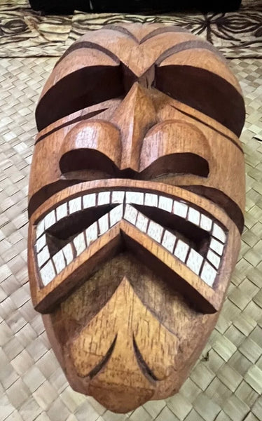 Marquesan Style Tiki Mask, Designed by Doug Horne and Smokin' Tikis